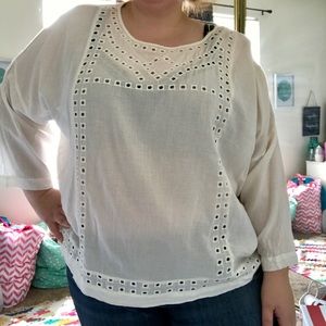 Old Navy Peasant Top PLUS SIZE XXL